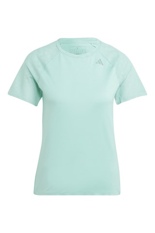 T-shirt de running Adizero Win Races - Vert d’eau