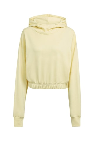 Sweat en coton biologique à capuche W Sl Cro Hd - Jaune