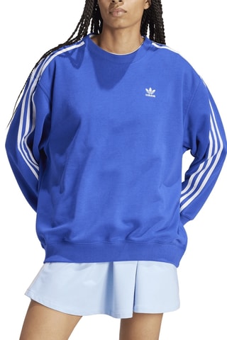 Sweat oversize 3 S Crew OS - Bleu roi