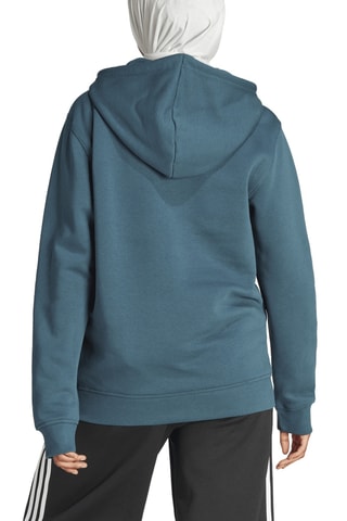 Sweat à capuche Trefoil Essentials - Bleu canard
