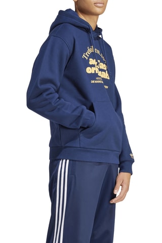Sweat à capuche Main Originals - Indigo