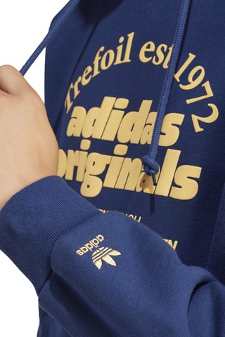 Sweat à capuche Main Originals - Indigo