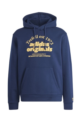 Sweat à capuche Main Originals - Indigo