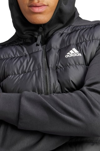 Sweat à capuche Essentials Hybrid - Noir