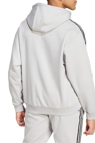 Sweat à capuche - Gris clair chiné