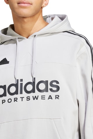 Sweat à capuche - Gris clair chiné