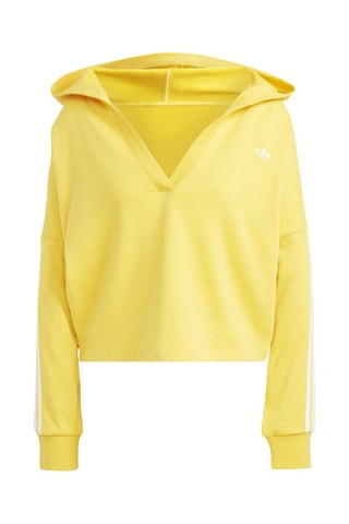Sweat à capuche Cropped - Jaune