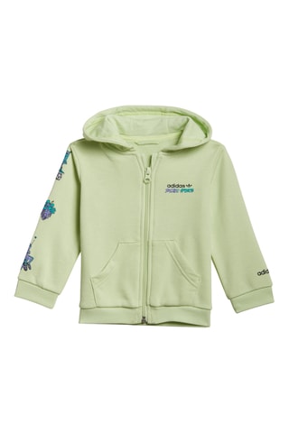Sweat à capuche et pantalon - Vert d’eau et noir