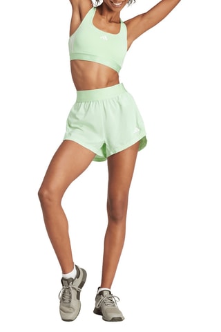Short d’entraînement taille haute Hyperglam - Vert clair