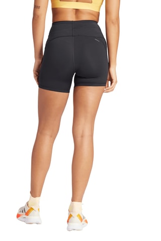Short de running taille haute Adizero - Noir