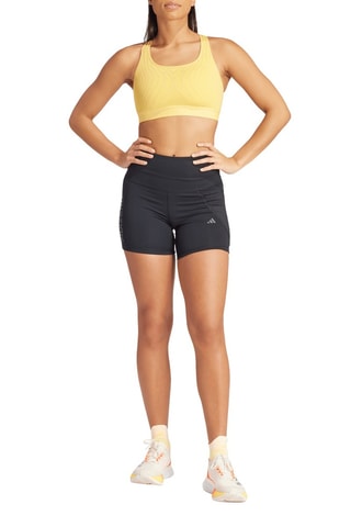 Short de running taille haute Adizero - Noir