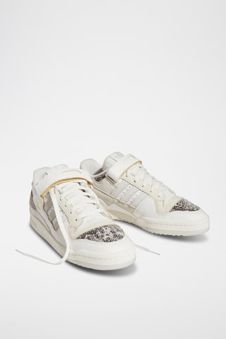 Chaussures de basketball en cuir Forum - Blanc