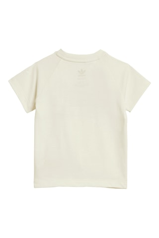 T-shirt et short Main Originals - Blanc et bleu marine