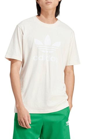 T-shirt Trèfle Adicolor - Blanc