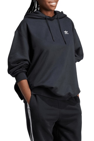 Sweat à capuche Trèfle - Noir