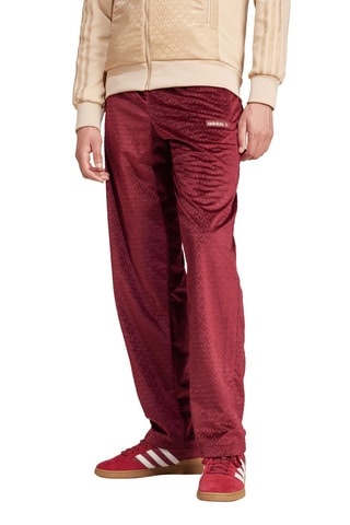 Pantalon de survêtement en velours Monogram - Bordeaux