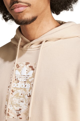 Sweat à capuche Camo Lab - Beige
