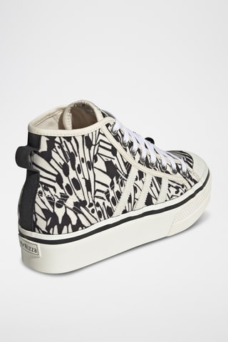 Sneakers montantes plateformes Nizza Platform Mid - Noir