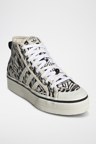 Sneakers montantes plateformes Nizza Platform Mid - Noir