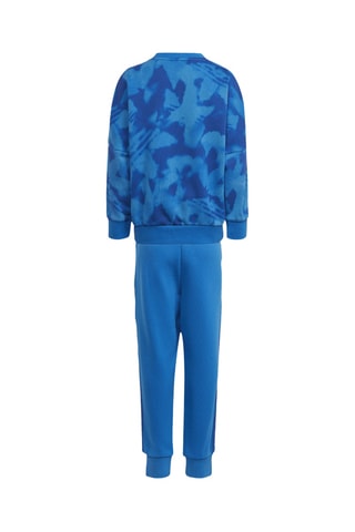 Sweat tie and dye et pantalon Crew - Bleu roi