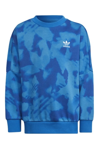 Sweat tie and dye et pantalon Crew - Bleu roi
