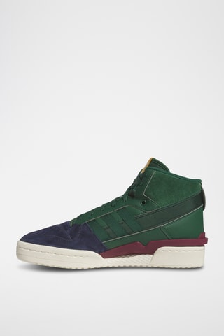 Sneakers montantes en nubuck Forum Exhibit Mid II - Vert et bleu