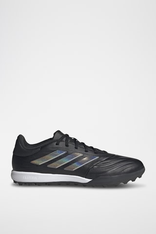 Chaussures de football en cuir Copa Pure 2 League Tf - Noir, blanc et argenté