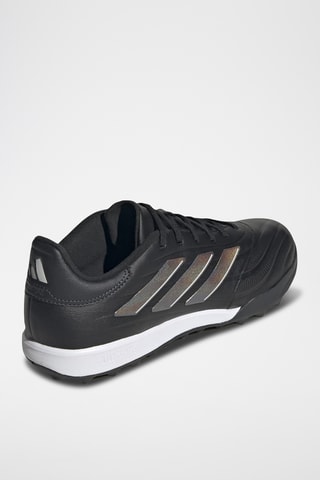 Chaussures de football en cuir Copa Pure 2 League Tf - Noir, blanc et argenté