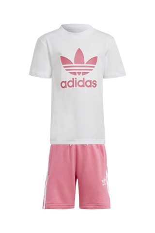 Survêtement Tee Set - Blanc et rose