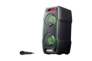 Enceinte karaoké Bluetooth - 180 W - Noir