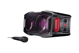 Enceinte karaoké Bluetooth - 180 W - Noir