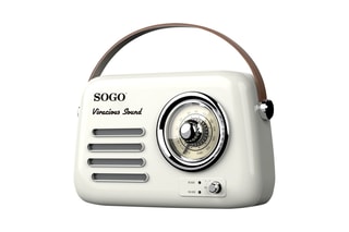 Radio rétro rechargeable - Crème