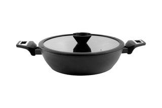 Cocotte avec couvercle en verre - 28 x 7,5 cm