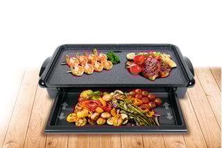Plancha électrique - 26 x 46 cm - 2000 W