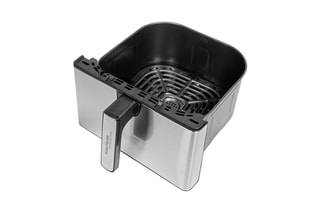 Friteuse à air en acier inoxydable, céramique et silicone - 6 l