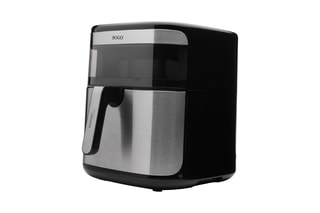 Friteuse à air en acier inoxydable, céramique et silicone - 10 l