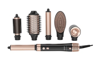Brosse à cheveux chauffante Styler 5-en-1 - 6 accessoires