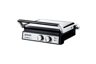 Plancha électrique gril et sandwich - 29 x 24,6 cm - 2000 W