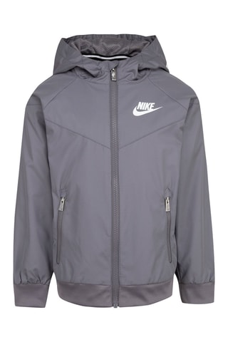 Coupe-vent à capuche Gris clair - Nike
