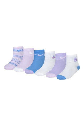 6 paires de chaussettes - Rose clair et blanc