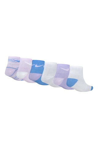 6 paires de chaussettes - Rose clair et blanc