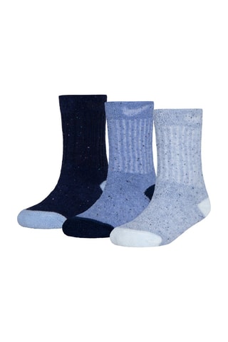 3 paires de chaussettes - Bleu et noir - Nike