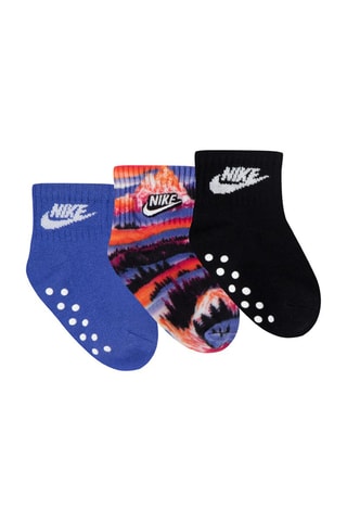 3 paires de chaussettes Bleu cobalt et noir - Nike