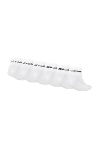 6 paires de chaussettes Jumpman - Blanc - Jordan