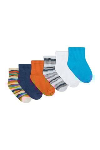 6 paires de chaussettes - Bleu marine et camel - Nike