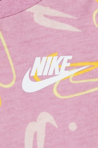 T-shirt et legging Vieux rose et gris clair chiné - Nike