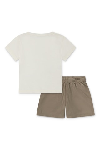 T-shirt et short Air - Kaki et beige - Nike