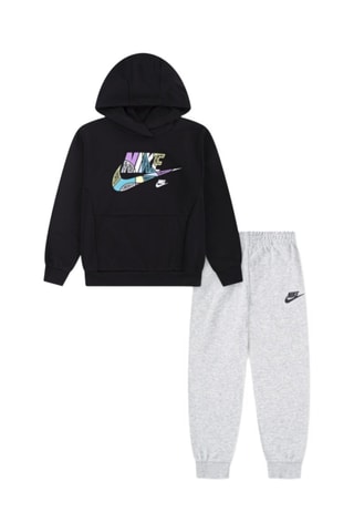Sweat et pantalon Outside - Gris chiné et noir - Nike