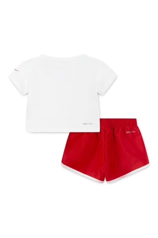 T-shirt et short Game Swoosh - Rouge et blanc - Nike