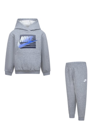 Sweat à capuche et pantalon Futura - Gris clair chiné - Nike